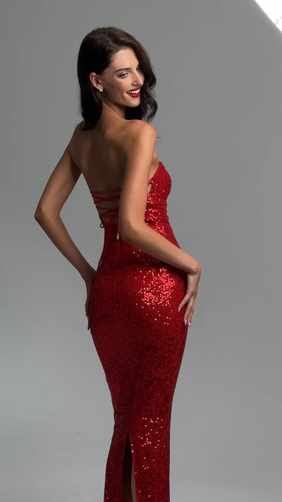 THE KT DRESS - RED