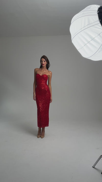 THE KT DRESS - RED