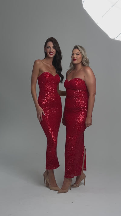 THE KT DRESS - RED